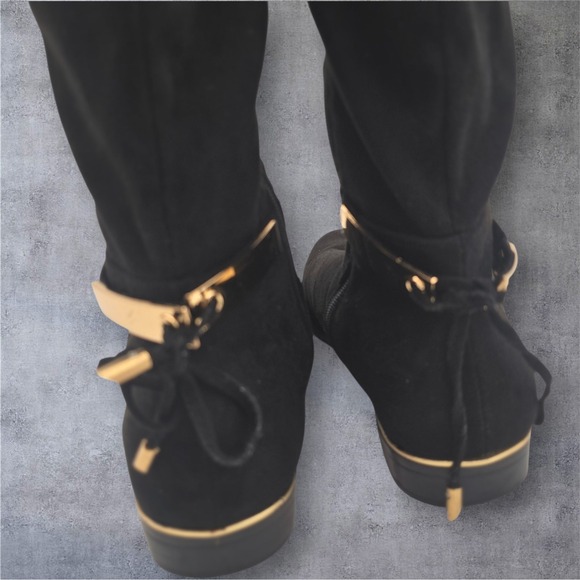 Stylish Black Over the Knee Boots - Picture 7 of 14